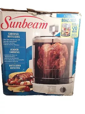 Sunbeam 4780-900 700W Electric Carousel Rotisserie LARGE NOS *NIB* • $120