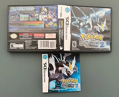 Pokemon Black Version 2 (Nintendo DS) Authentic Case And Manual ONLY - NO GAME • $54.95
