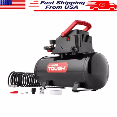 Oil-free Air Compressor W/ Hose Inflation Accessory Kit Portable 3 Gal Tank New • $98.70