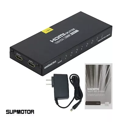 108HD6 HDMI Splitter 1IN 8OUT 1080P TV HDMI Splitter For Set-Top Box DVD Player • $49.99