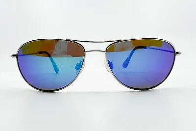 Maui Jim MJ 245-17 Polarized Sunglasses  Baby Beach Silver Grey 7929 • $69.99