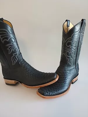 Men's New 100% Authentic Python Western Cowboy Boots All Sizes Available • $225