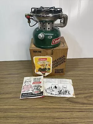 Vintage Colman Sportster Single Burner Camping Cooking Stove Model 502-700 W/Box • $85