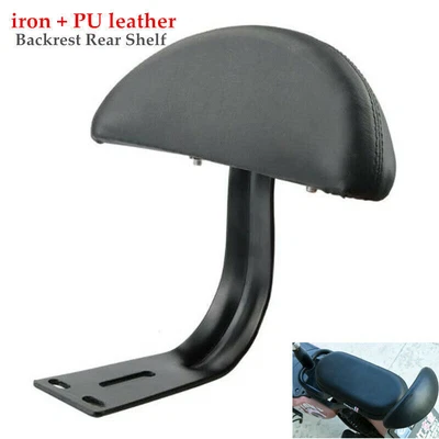 $23.83 • Buy Motorbike Scooter Rear Backrest Passenger Seat Cushion Back Rest Soft Pad Parts