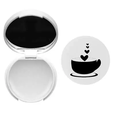 'Tea Cup Hearts' Lip Balm With Mirror (BM00003326) • £4.99