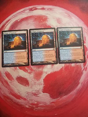 3x Temple Of Epiphany Journey Into Nyx + Free Rare Land EDH Cube Grixis • $1.75
