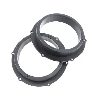 £16.79 • Buy 2Pcs Black 6.5Inch Car Stereo Audio Speaker Mounting Spacer Rings Adaptor For VW