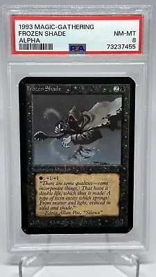 Alpha Frozen Shade Graded PSA 8 NM-MINT Mtg VINTAGE 1993 MAGIC THE GATHERING • $139.99