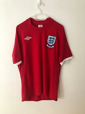 £24.99 • Buy England Away Red Football Shirt 2010/2012 South Africa Shirt Umbro 46  XXL