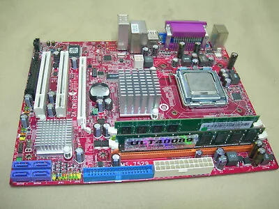MSI G31M3 V2 Motherboard MS-7529 Socket 775 System Board+2.2gh Cpu+ULT40089 Ram • $54.99