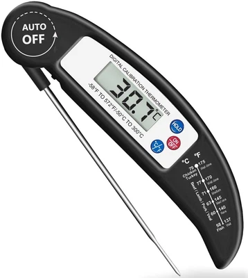 £5.15 • Buy Digital Food Thermometer Probe Cooking Meat Kitchen Temperature BBQ Turkey Milk 