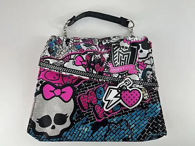 MONSTER HIGH - Doodle Girls Small Bag Purse W/ Handle 12” • $4.50