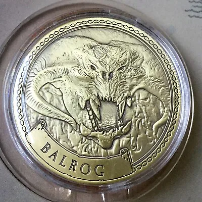 Balrog Lord Of The Rings 38mm Collectors Coin In Capsule • £19.95