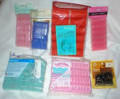 Vintage Plastic Hair Rollers Vintage Lot Sold As Is • $20