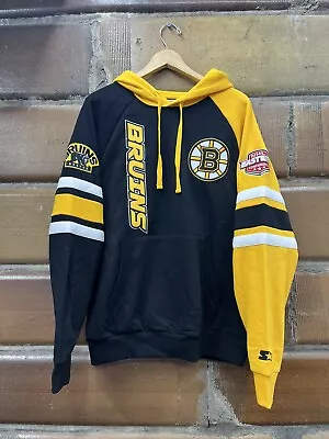 Boston Bruins NHL Gauntlet Starter Men’s Pullover Hoodie L NWT • $49.99