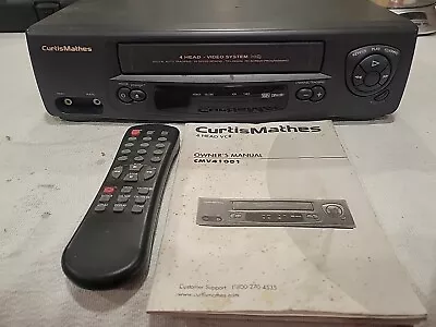 Curtis Mathes VHS Player 4-Head HQ  VCR CMV-41001 Vintage  Tested And Working • $39.99