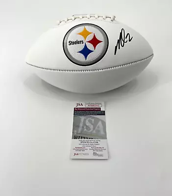 Michael Vick Pittsburgh Steelers Signed Logo Football Jsa Witness Coa • $79.99