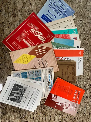 4.5-5 LB Lot Of Antique/Vintage Piano Violin Sheet Music Songs Books • $9.49