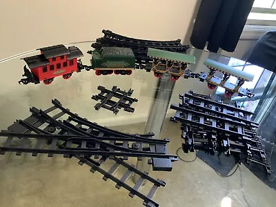 Disney Parks Mickey Mouse Railroad Lionel Train Set Out Of Box - Carts & Tracks • $50.99