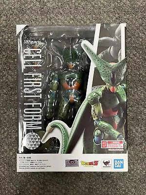 + Bandai SH Figuarts Dragon Ball Z Cell First Form Tamashii Action Figure NIB • $70