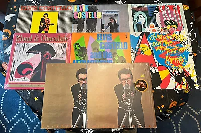 Elvis Costello 8 Lp Lot Armed Forces Blood Chocolate Taking Liberties Get Happy • $79.99