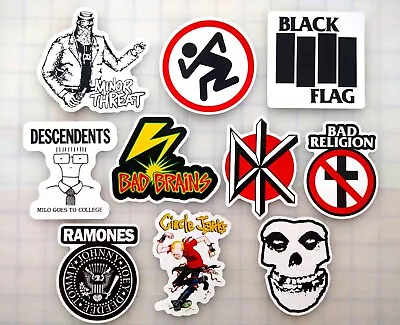 Punk Vinyl Sticker Lot (10 Stickers) Set 1 • $12.99