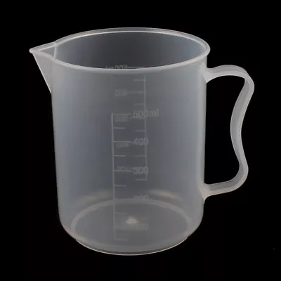 Kitchen Labotary 500mL Plastic Measuring Cup Jug Pour Spout Container • $9.76