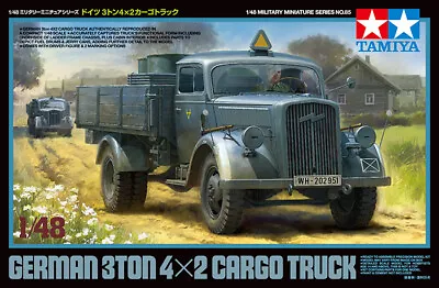 Tamiya 1/48 German 3ton 4x2 Cargo Truck # 32585 - Plastic Model Kit • £26.99