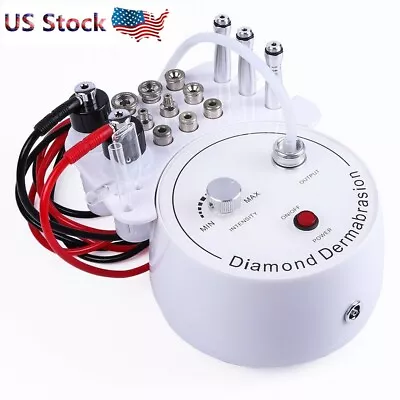 3 In 1 Diamond Microdermabrasion Facial Peeling Spa Diamond Dermabrasion Machine • $65.99