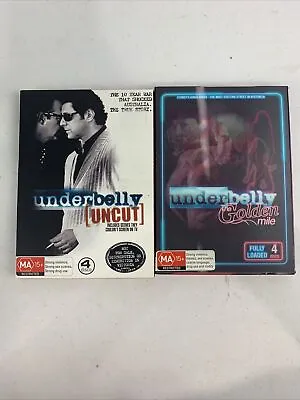 Underbelly Uncut & The Golden Mile DVD Region 4 VGC Free Tracked Postage • £10.55