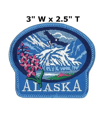 National Park Badge Patch Alaska Travel State Park Embroidered Iron / Sew-on • $6.97