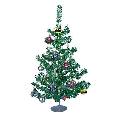 Kurt Adler Justice League Artificial Christmas Tree Set Mini Green 15  • $13.68