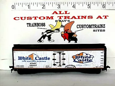 Ho Scale Custom Lettered White Castle  Reefer Pg 12 🍔🍔🍔also Avail In O Scale • $33.99