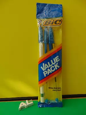 3 Vintage BIC Ball Pens 1 Accountant Fine Pt Made In USA New & Sealed • $9.99