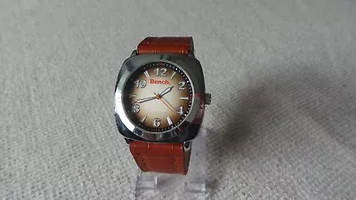 Bench Bc0020br  Lovely Gents Watch Vgc Full Working Order New Strap+battery • £14.99