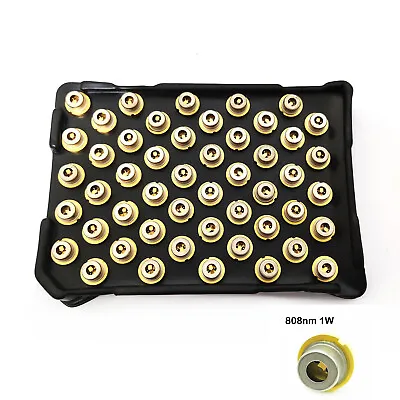 50pcs Infrared IR 808nm 810nm 1W 1000mW 9.0mm Laser Diode TO-5 LD NO PD • $1260.67