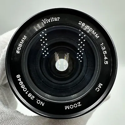 Vivitar 28-50mm F3.5-4.5 Zoom Lens For Nikon Manual Focus • $49.50