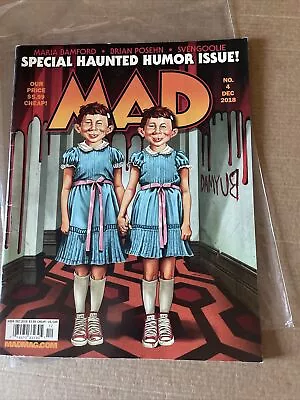 MAD Magazine #004 [December 2018] Haunted Humor VG Shipping Included • $19.90