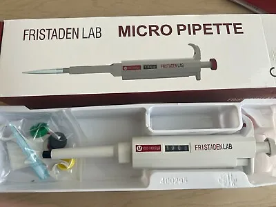 $37.79 • Buy Fristaden Lab Micropipette Variable Volume Single Channel Mechanical Pipette 