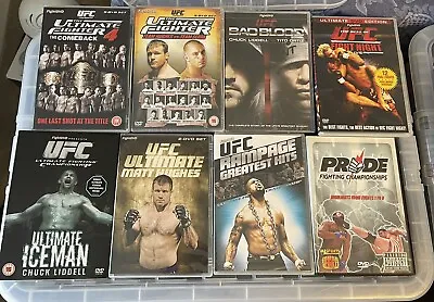 UFC Pride The Ultimate Fighter DVD Bundle Job Lot Chuck Liddell Tito Ortiz • £13.49