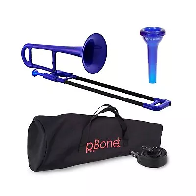 PInstrument Plastic Kids Mini Trombone - Mouthpiece And Carrying Bag- Eb Auth... • $136.74