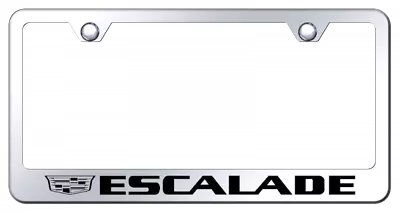 Cadillac Escalade 2014 Laser Etched Logo License Plate Frame Official Licensed • $35.95