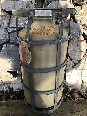 Vintage Galvanised London Orange Juice Bottle Crate Prop Quirky Dairy Retro • £39.99