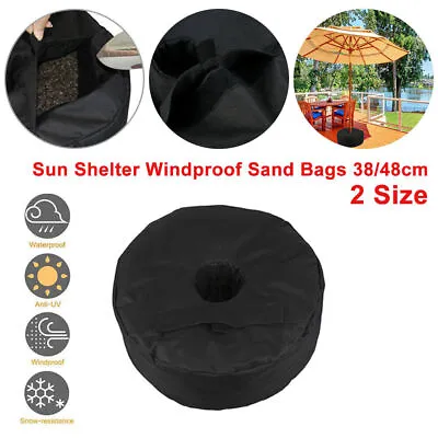 Heavy Parasol Base Weight Umbrella Sandbag For Banana Hanging Cantilever S/L AU • $18.69