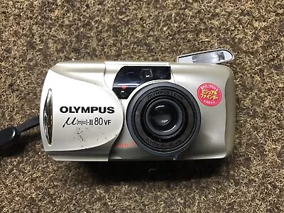 Olympus μ Mju II 80 VF Point & Shoot 35mm Film Camera With Remote! (Tokyo Japan) • $200