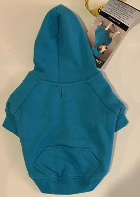 Zack & Zoey Dog Hoodie Blue With Kangaroo Pocket Size XS NWT • $8.95