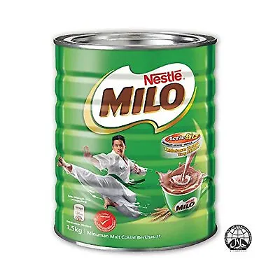 Nestle Malaysia Milo Mix Chocolate Malt Powder Drinks Cocoa Beverage Tin 1.5k... • £23.90