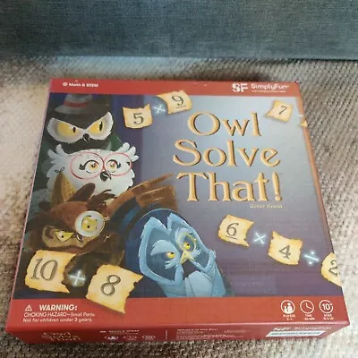 Simply Fun Owl Solve That Math Game • $17.58