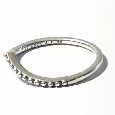 $25.20 • Buy Pandora Sterling Silver Wishbone Ring Size 56  - 196315