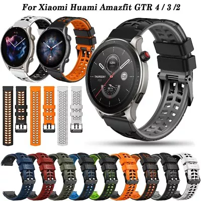 GTR 4 Watch Silicone Sport Strap For Huami Amazfit GTR 3 Pro 2 2E 47mm GTR3 Band • $11.39